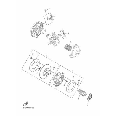 Yamaha Teil 8GL176050000