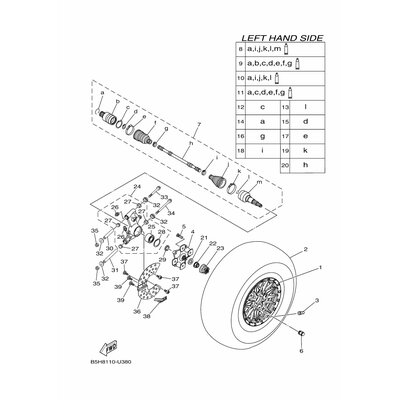 REAR KNUCKLE ASSY