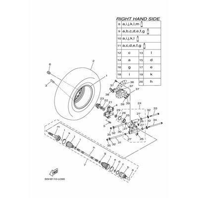 REAR KNUCKLE ASSY.