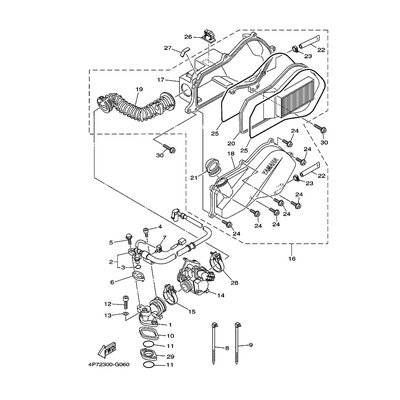 Yamaha Teil 4P7F417J0000