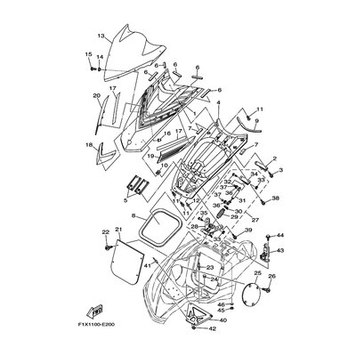 Yamaha Teil F0X6517F0100