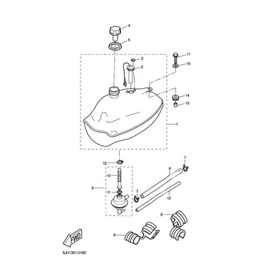 Yamaha Teil 5JHWF4110100