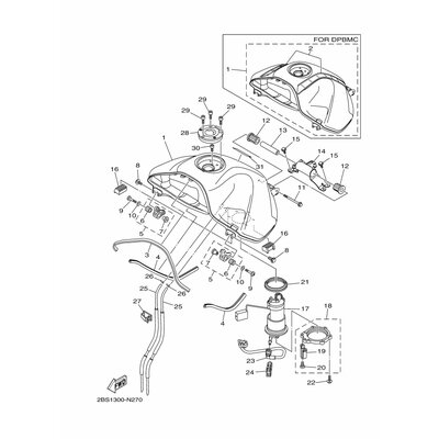 BRACKET, TANK FITT