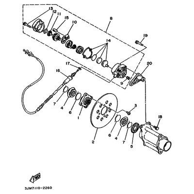 BREMSSATTEL KOMPL.