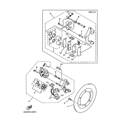 BREMSSATTEL KOMPL.(R)