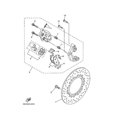 BREMSSATTEL KOMPL.(R)