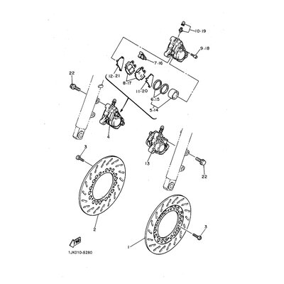 BREMSSATTEL KOMPL.