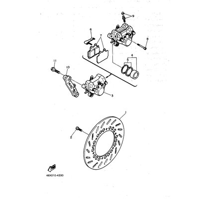 BREMSSATTEL KOMPL.