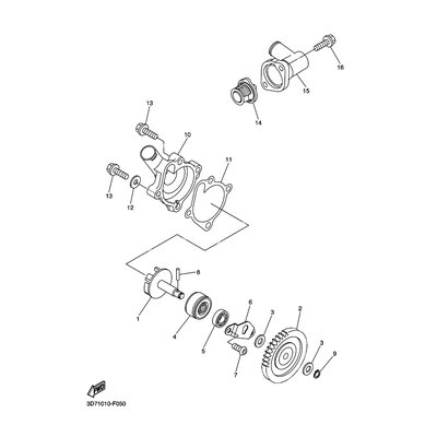 Yamaha Teil 3D7124530000