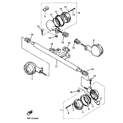 VORDERER BLINKER KOMPL. 1