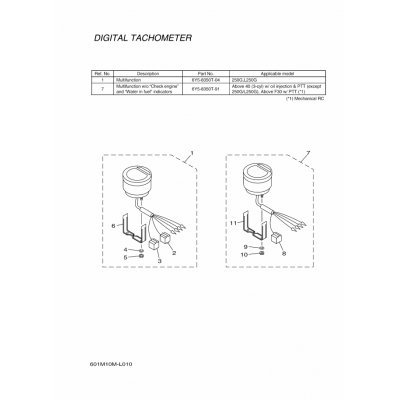 TACHOMETER ASSY