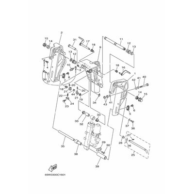 Yamaha Teil 69W43111004D