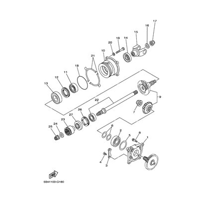 Yamaha Teil 5B4175300100