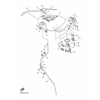 Yamaha Teil 5S72416C0000