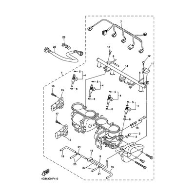 Yamaha Teil 4C8139300000