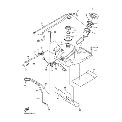 Yamaha Teil 8FP241140000