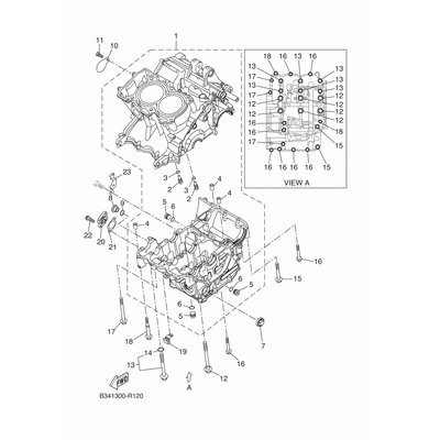 BOLT, CRANKCASE JO