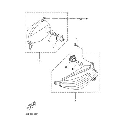 GLUHLAMPE, BLINKER