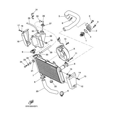 Yamaha Teil 5YKE240K0000