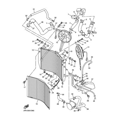 Yamaha Teil 3P61244G0000