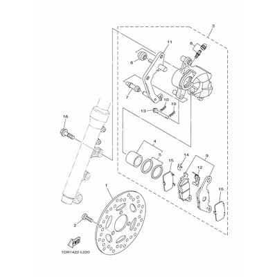 Yamaha Teil 5YPF59390000