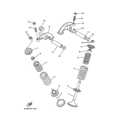 HALTER, VENTILFEDER