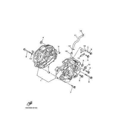 Yamaha Teil 9502M0608500