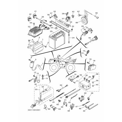 Yamaha Teil 3B48254B0000