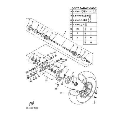 Yamaha Teil 5B4F531H0000