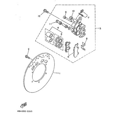 BREMSSATTEL KOMPL.(R)