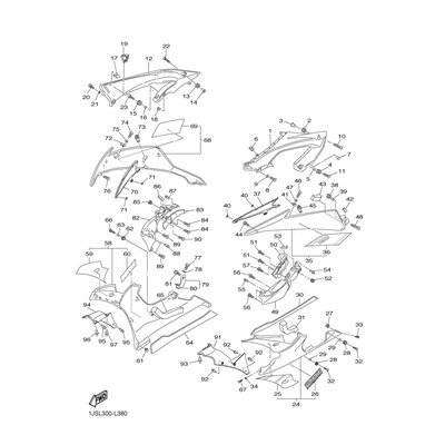 AUFKLEBER, VERKLEIDUNG 1