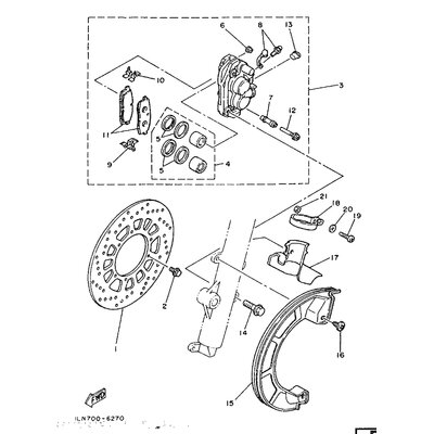 BREMSSATTEL KOMPL.