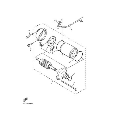 STARTING MOTOR UNIT