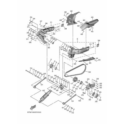 REAR ARM ASSY 2