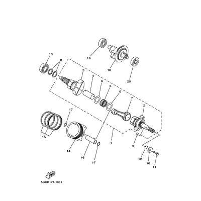 KOLBENRINGSATZ (1.00MM UG)