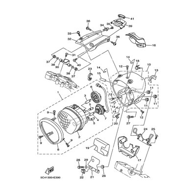 DECKEL, SCHEINWERFER