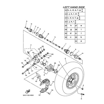 Yamaha Teil 3B42530F0000