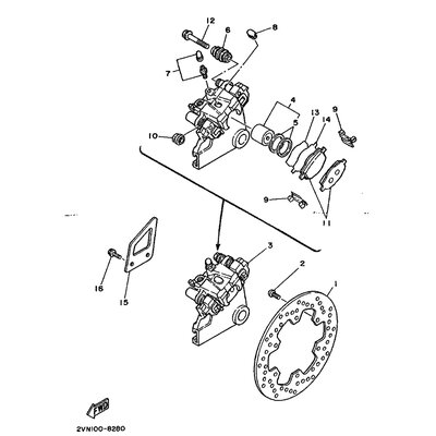 BREMSSATTEL KOMPL.