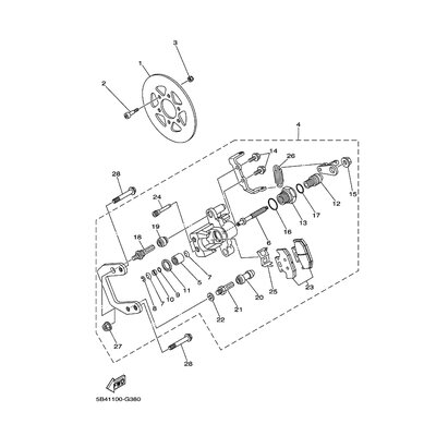 PARKING BRAKE ASSY