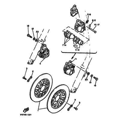 BREMSSATTEL KOMPL.