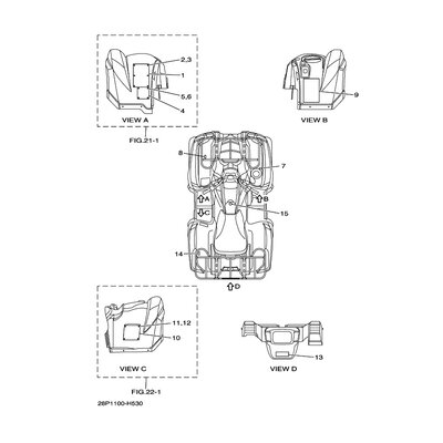 Yamaha Teil 43P2151K0000