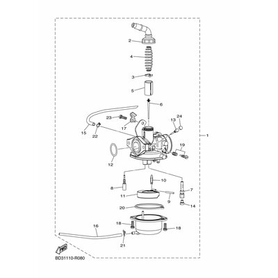 CAP, MIXING CHAMBER