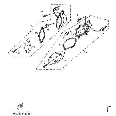 VORDERER BLINKER KOMPL. 1