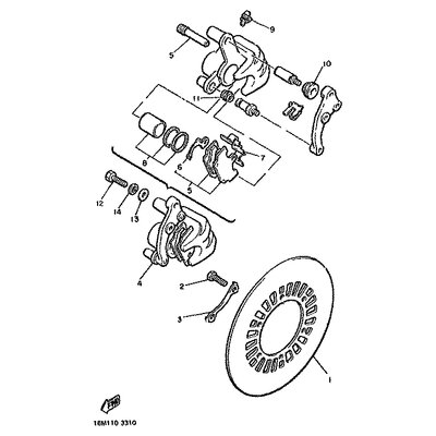 BREMSSATTEL KOMPL.