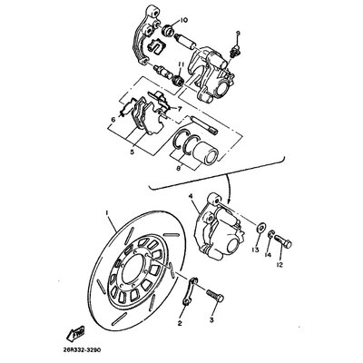 BREMSSATTEL KOMPL.