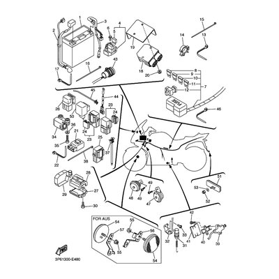 Yamaha Teil 3P6823880000