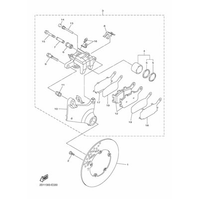 BREMSSATTEL-DICHTUNGSSATZ