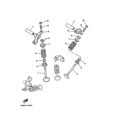 HALTER, VENTILFEDER