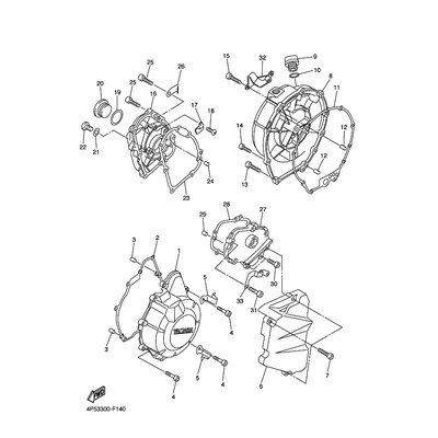 Yamaha Teil 4P52588G0000