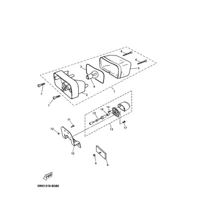 Yamaha Teil 5WXH454L0000